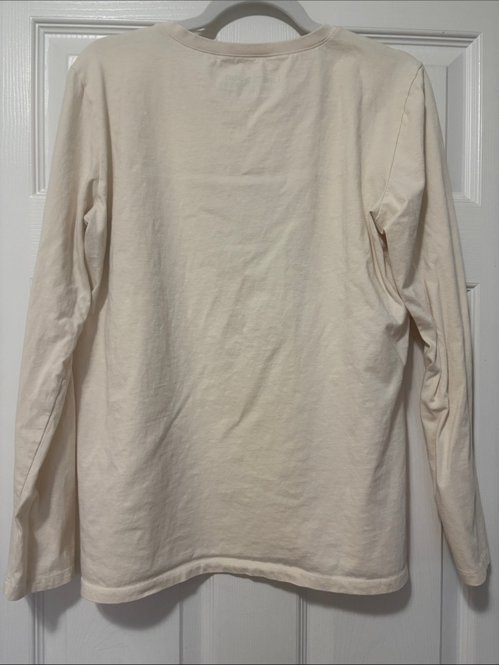 Life Is Good Cream Long-Sleeve Tee with Mickey Graphic and Flowers - Picture 5 of 8